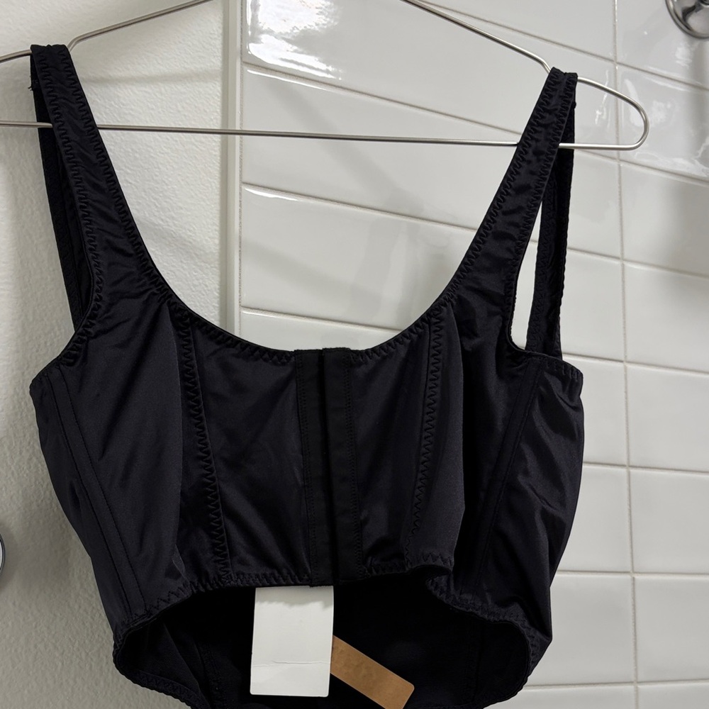 Black Skims satin bralette corset medium - Picture 6 of 6
